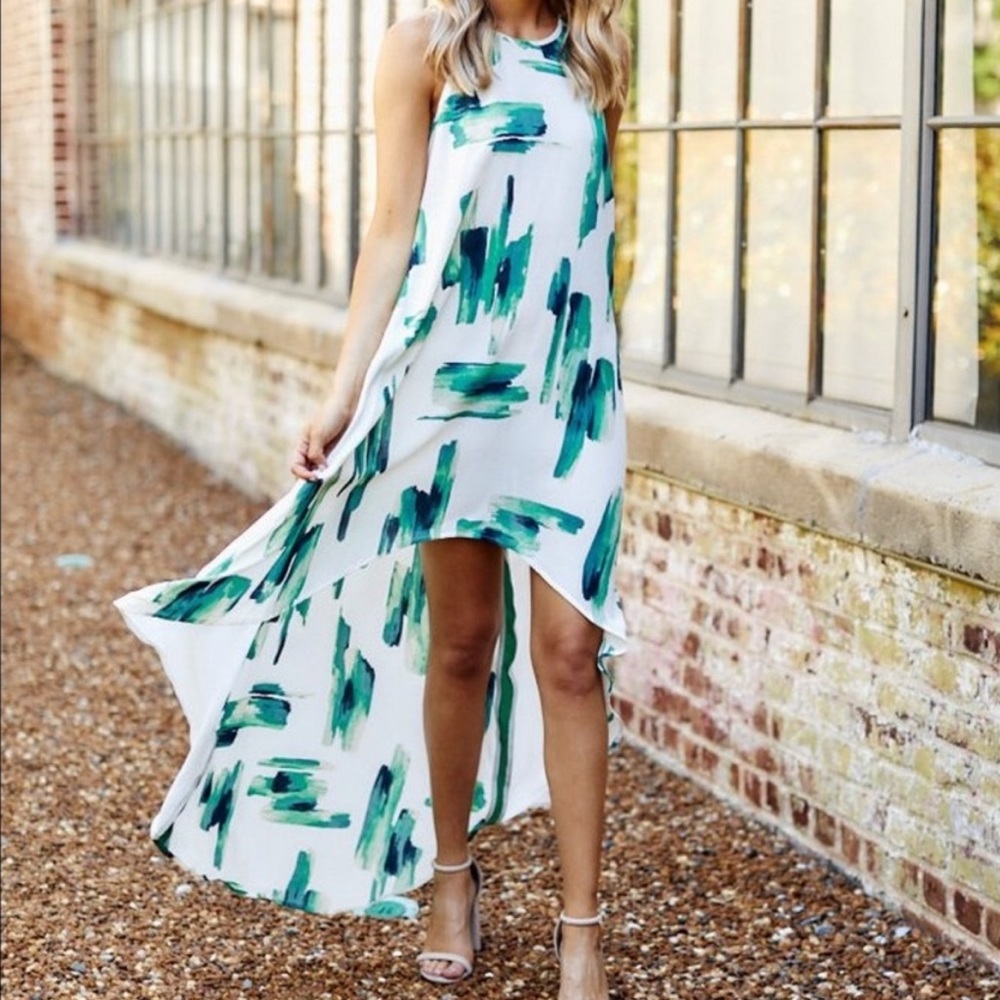 Asher by Fab’rik Harwell High Low Maxi Dress